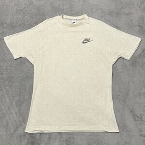 Nike Shirt Mens M Beige Sportswear Revival Short Sleeve Tee